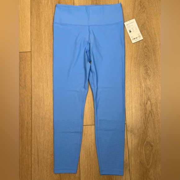 NWT Athleta Interval High Rise Perforated Legging Cornflower Size M - Picture 6 of 12